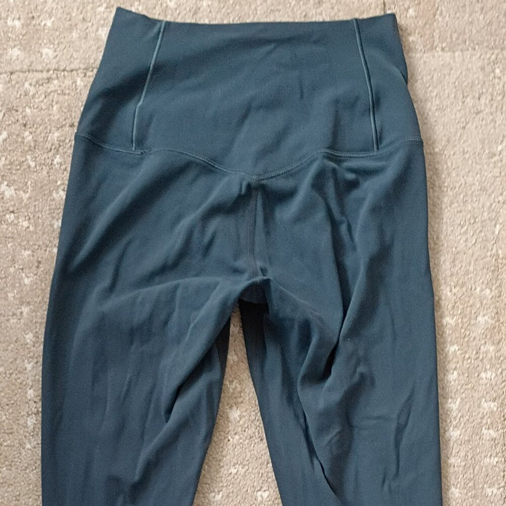 Nike Zenvy Leggings  Deep Jungle/Black - Picture 4 of 4